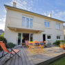 terrasse avec jardin maison en Bretagne